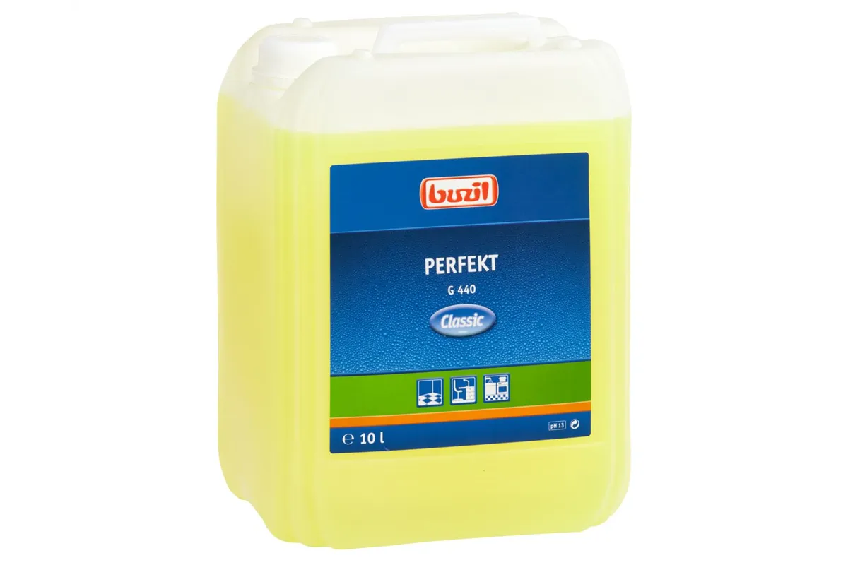 G440 Perfekt - alkaliczny środek do nawierzchni odpornych na działanie alkaliów, kanister 10 l
 Merida NBP619