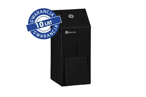 Dozownik mydła w płynie MERIDA STELLA BLACK LINE MINI, pojemność zbiornika 400 ml, czarny
 Merida DSC102