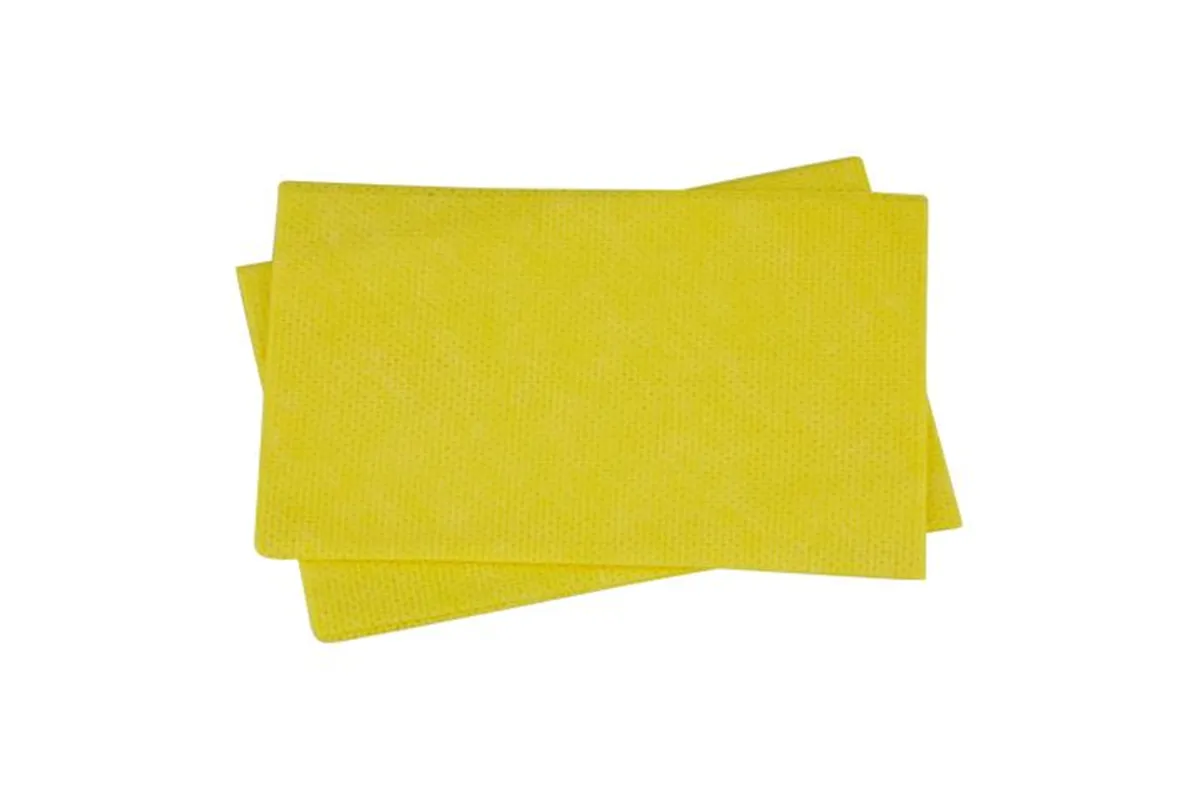 Czyściwo włókninowe w listkach, ŻÓŁTE, 25 x 40 cm, paczka 20 szt.
 Merida UWY403