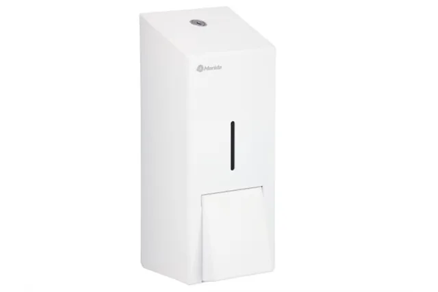Dozownik mydła w pianie MERIDA STELLA WHITE LINE MAXI na jednorazowe wkłady 700 g, biały
 Merida DSB207