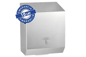 Automatyczny bezdotykowy podajnik ręczników papierowych w rolach MERIDA STELLA AUTOMATIC MAXI, stal polerowana
 Merida CSP503