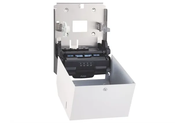 Automatyczny bezdotykowy podajnik ręczników papierowych w rolach MERIDA STELLA WHITE LINE AUTOMATIC MAXI, biały
 Merida CSB503