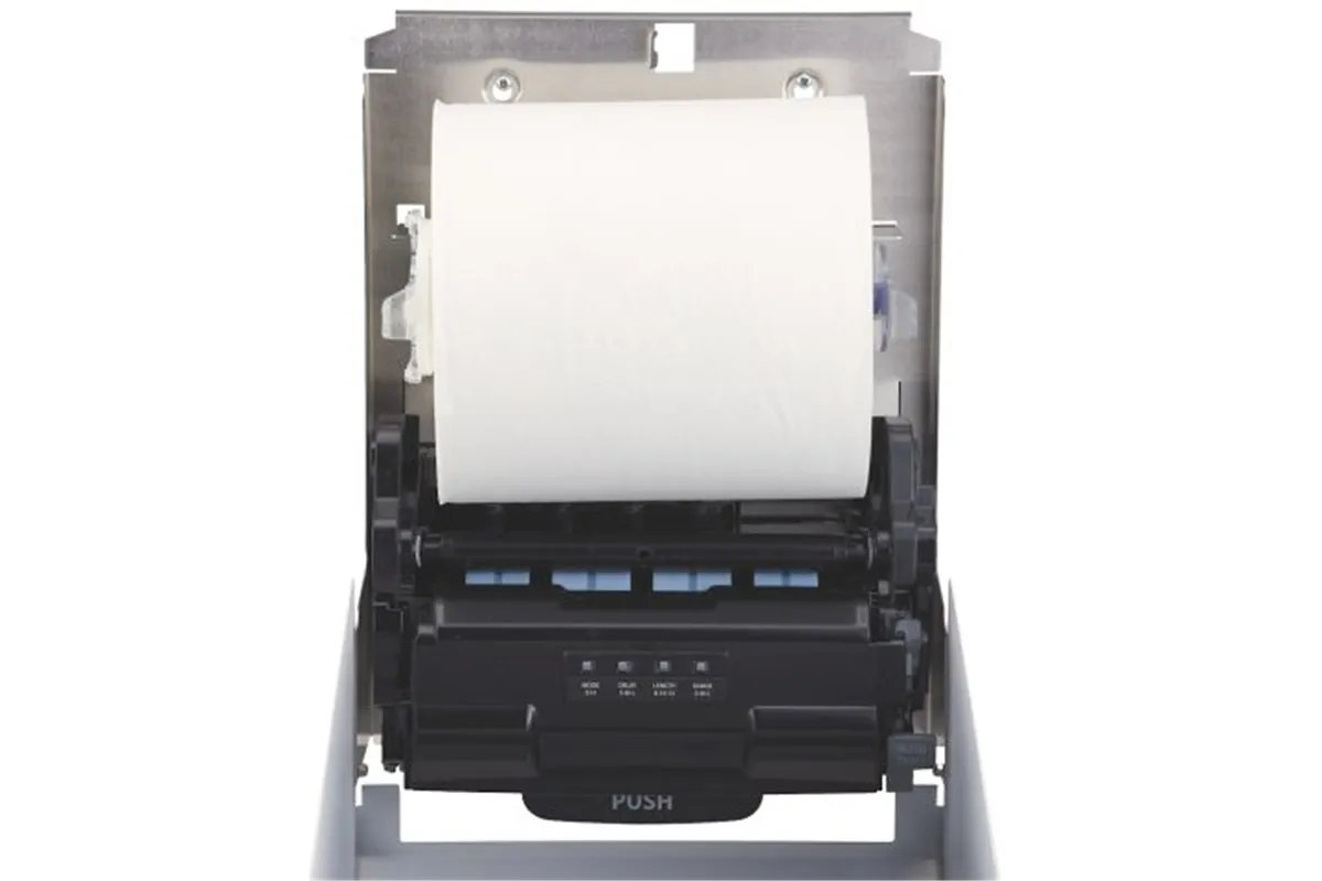 Automatyczny bezdotykowy podajnik ręczników papierowych w rolach MERIDA STELLA WHITE LINE AUTOMATIC MAXI, biały
 Merida CSB503