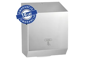 Automatyczny bezdotykowy podajnik ręczników papierowych w roli MERIDA STELLA AUTOMATIC MAXI, stal matowa
 Merida CSM503