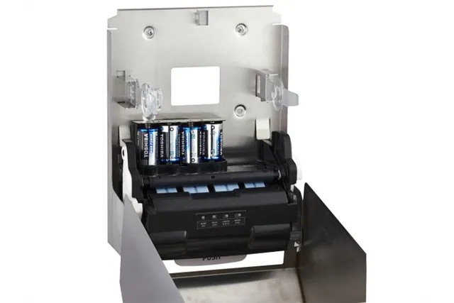 Automatyczny bezdotykowy podajnik ręczników papierowych w roli MERIDA STELLA AUTOMATIC MAXI, stal matowa
 Merida CSM503