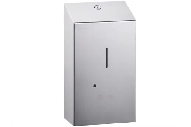 Bezdotykowy dozownik mydła w pianie MERIDA STELLA AUTOMATIC Anti-FingerPrint na wkłady 1000g stal matowa powłoka AFP
 DSM279