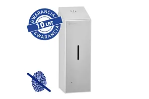 Bezdotykowy automatyczny dozownik mydła w pianie MERIDA STELLA AUTOMATIC SLIM Anti-FingerPrint stal matowa z powłoką AFP
 DSM29