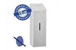 Bezdotykowy automatyczny dozownik mydła w pianie MERIDA STELLA AUTOMATIC SLIM Anti-FingerPrint stal matowa z powłoką AFP
 DSM29