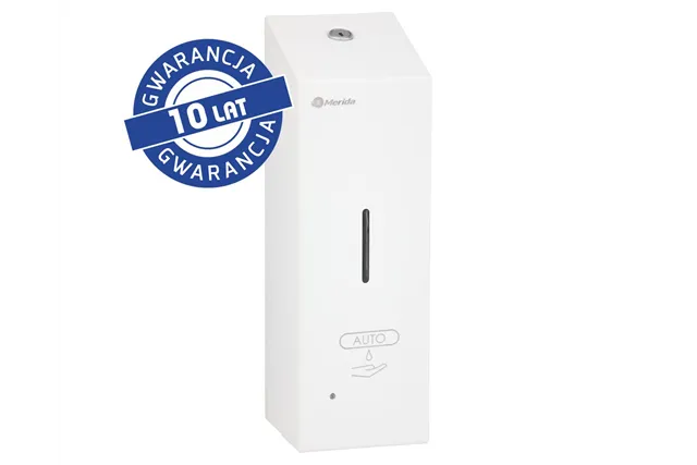 Bezdotykowy automatyczny dozownik mydła w pianie MERIDA STELLA AUTOMATIC SLIM WHITE LINE na wkłady 800ml biały
 DSB220