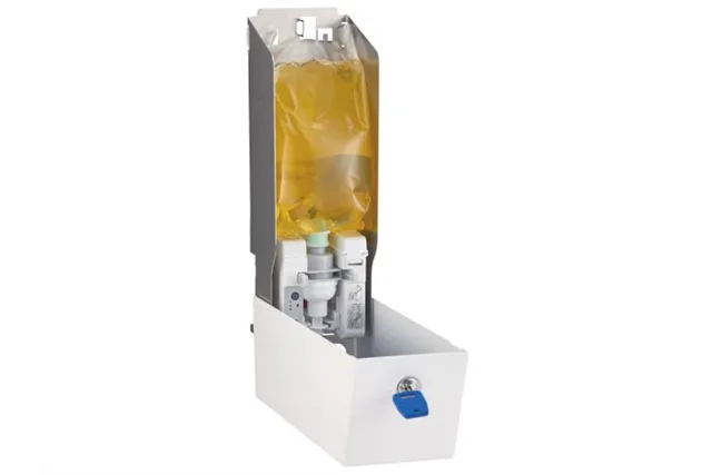Bezdotykowy automatyczny dozownik mydła w pianie MERIDA STELLA AUTOMATIC SLIM WHITE LINE na wkłady 800ml biały
 DSB220