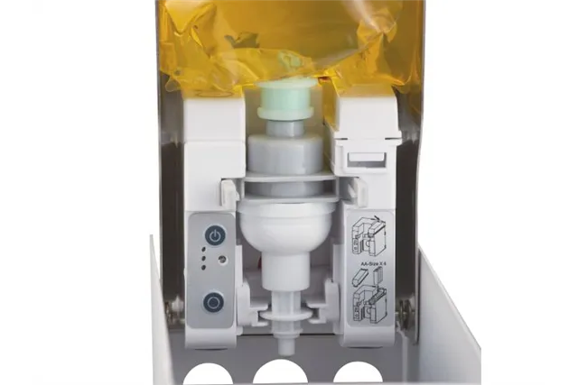 Bezdotykowy automatyczny dozownik mydła w pianie MERIDA STELLA AUTOMATIC SLIM WHITE LINE na wkłady 800ml biały
 DSB220