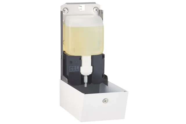 Bezdotykowy automatyczny dozownik mydła w pianie, MERIDA STELLA WHITE LINE AUTOMATIC na jednorazowe wkłady 1000 g, biały
 DSB20