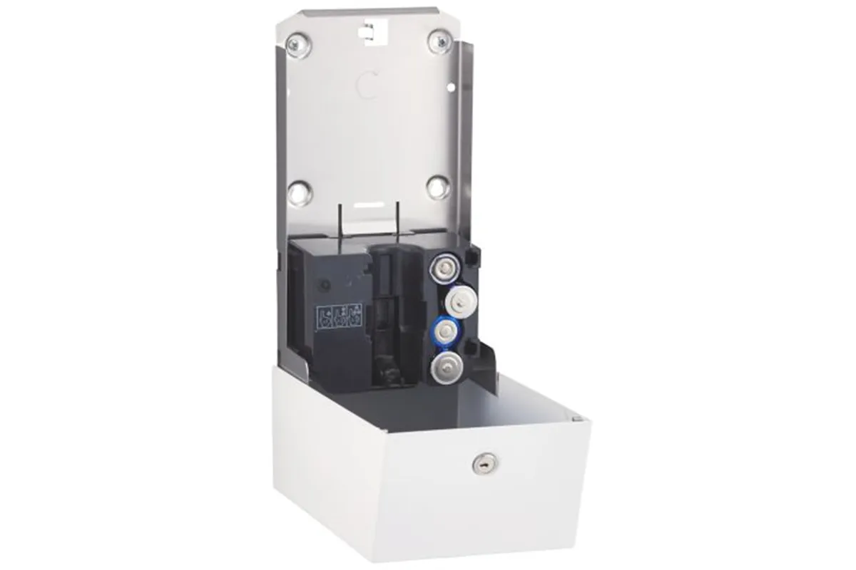 Bezdotykowy automatyczny dozownik mydła w pianie, MERIDA STELLA WHITE LINE AUTOMATIC na jednorazowe wkłady 1000 g, biały
 DSB20