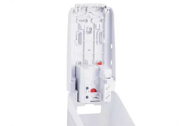 Bezdotykowy automatyczny dozownik mydła w płynie MERIDA HARMONY, pojemność zbiornika 1100 ml
 Merida DHB103