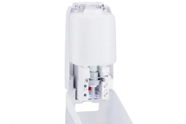 Bezdotykowy automatyczny dozownik mydła w płynie MERIDA HARMONY, pojemność zbiornika 1100 ml
 Merida DHB103