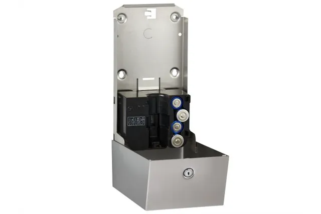 Bezdotykowy automatyczny dozownik mydła w płynie MERIDA STELLA AUTOMATIC AntiFingerPrint  1000ml stal matowa powłoka AFP
 DSM17