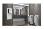 Biały panel ścienny mały, wymiary 600x300x2 mm
 Merida EAB002