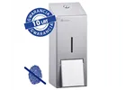 Dozownik mydła w pianie MERIDA STELLA Anti-FingerPrint MAXI na wkłady 700g pompka spieniająca stal matowa z powłoką AFP
 DSM276