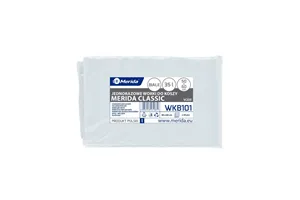 Worki na śmieci MERIDA, 50 x 60 cm, pojemność 35 l, paczka 50 szt., BIAŁE, LDPE
 Merida WKB101
