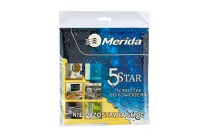 Ściereczka z mikrowłókna powlekanego poliuretanem MERIDA 5 STAR żółta
 Merida SRL035