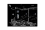 Pojemnik na papier toaletowy w listkach MERIDA UNIQUE GLAMOUR BLACK LINE
 Merida BUH419