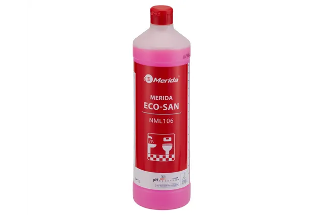 MERIDA ECO-SAN, ekologiczny środek do codziennego mycia sanitariatów, butelka 1 l, ECOLABEL
 Merida NML106