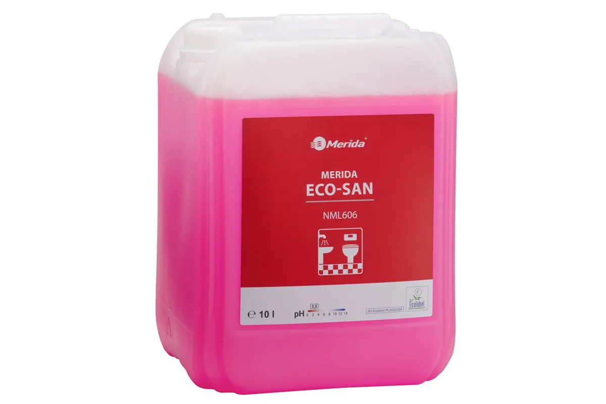 MERIDA ECO-SAN, ekologiczny środek do codziennego mycia sanitariatów, kanister 10 l, ECOLABEL
 Merida NML606