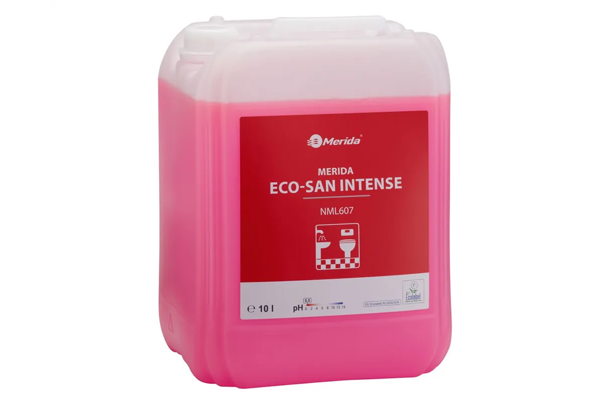 MERIDA ECO-SAN INTENSE, ekologiczny środek do gruntownego mycia sanitariatów, kanister 10 l, ECOLABEL
 Merida NML607