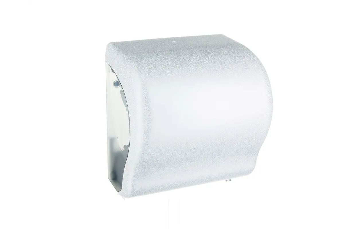 Mechaniczny podajnik ręczników w rolach MERIDA UNIQUE LUX CUT GLAMOUR WHITE LINE
 Merida CUH317