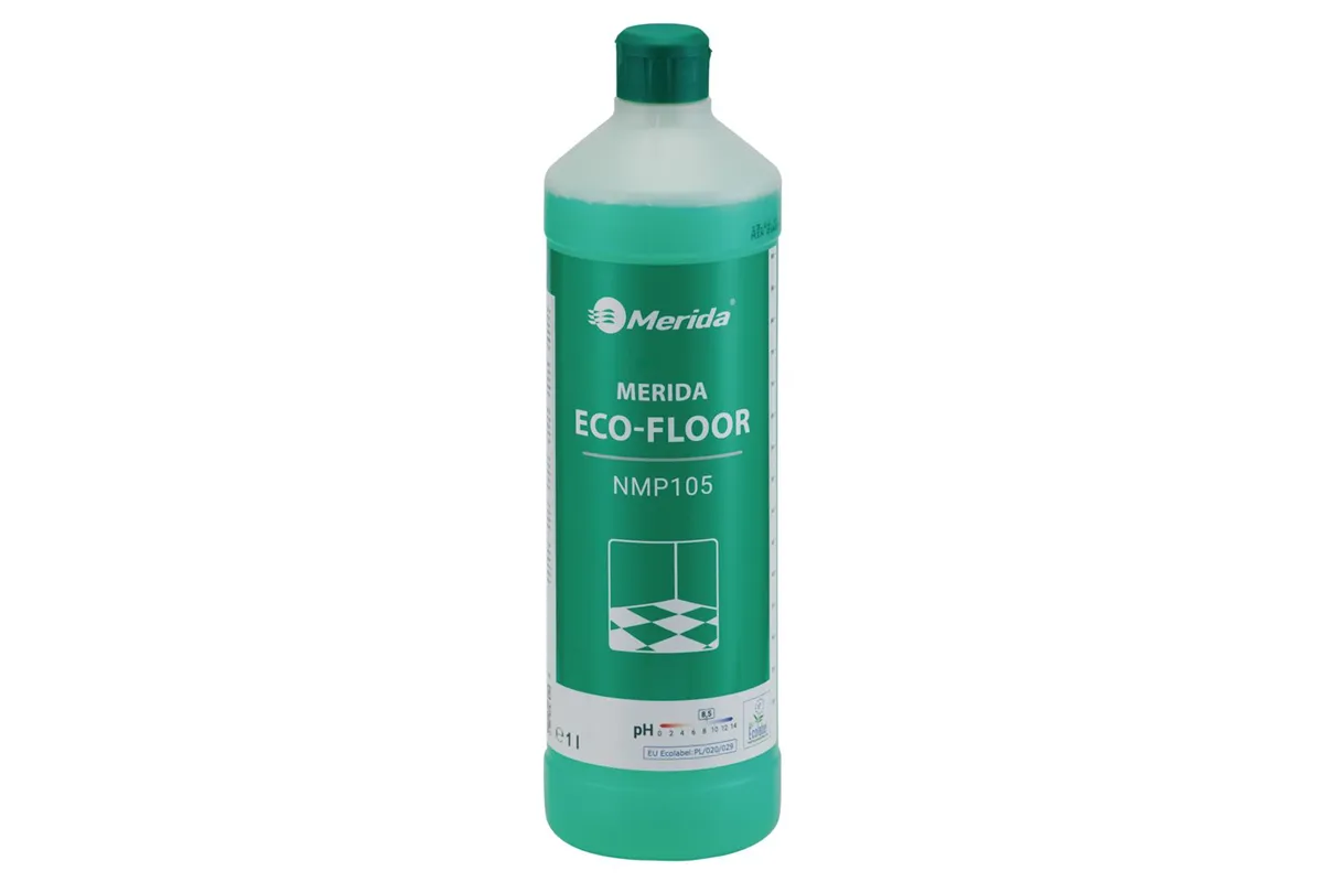 MERIDA ECO-FLOOR, ekologiczny środek do mycia podłóg wodoodpornych, butelka 1 l, ECOLABEL
 Merida NMP105