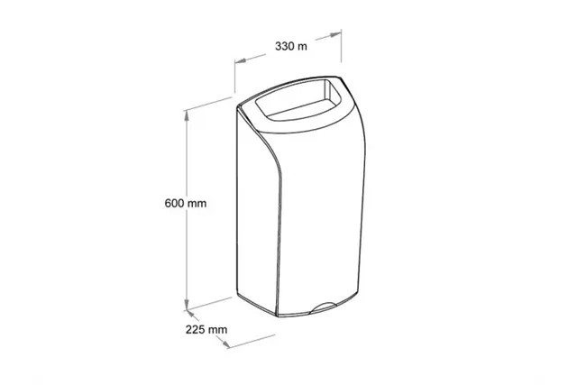 Kosz otwarty wiszący 40 l MERIDA UNIQUE RED SPARK LINE
 Merida KUR151