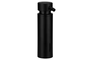Dozownik mydła w płynie mocowany do blatu MERIDA STELLA BLACK LINE, pojemność zbiornika 300 ml, czarny
 Merida DSC111