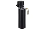 Dozownik mydła w płynie mocowany do blatu MERIDA STELLA BLACK LINE, pojemność zbiornika 300 ml, czarny
 Merida DSC111