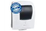 Automatyczny bezdotykowy podajnik ręczników papierowych w rolach MERIDA ONE AUTOMATIC MAXI, tworzywo ABS, biały
 Merida CEB501