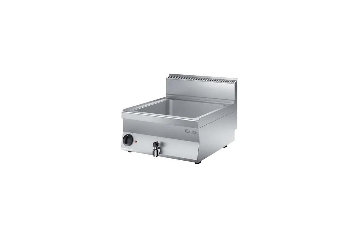Bemar elektryczny 1/1 GN + 2 x 1/4 GN, głębokość 150 mm seria 650