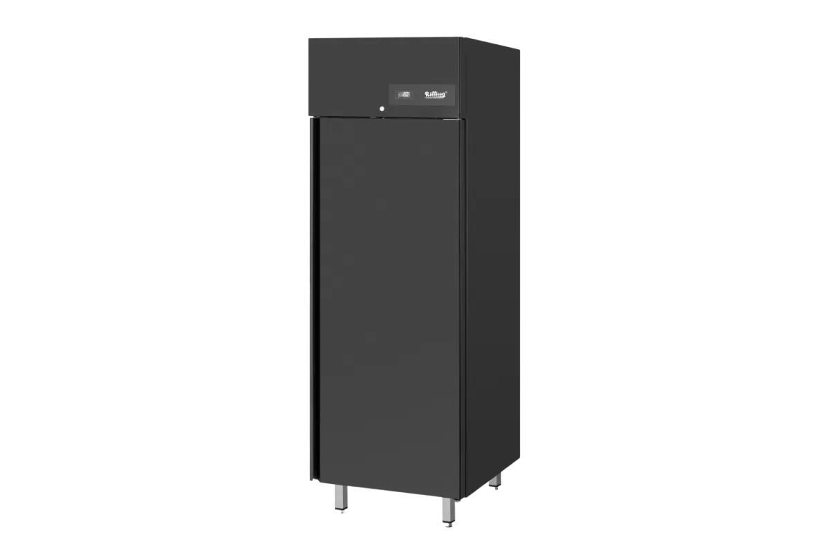 Szafa chłodnicza 1-drzwiowa stal w kolorze czarnym GN 2/1 650 L 1,7 kW 695x810x2020 Linia 650 AHK MN065S 001 Rilling