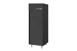 Szafa mroźnicza 1-drzwiowa stal w kolorze czarnym GN 2/1 650 L 7,65 kW 695x810x202 Linia 650 AHK MT065S 001 Rilling