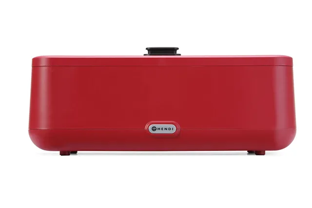 Podgrzewacz elektryczny UNIQ 700W czerwony GN 1/1 z cyfrową regulacją Hendi 470459