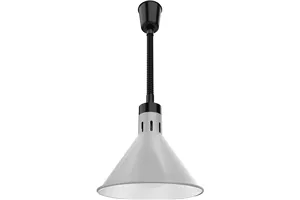 Lampa do podgrzewania potraw wisząca, srebrna, P 0.25 kW Stalgast 692623