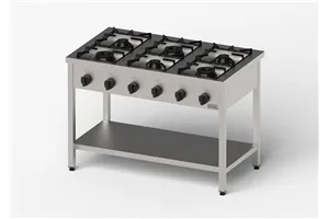 Kuchnia gazowa, Gredil, skręcana, 1200x700x850 mm, P 37.5 kW, G20/20 mbar Gredil 976621