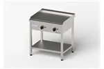 Płyta grillowa elektryczna, gładko-ryflowana, Gredil, 800x700x850 mm, P 8.1 kW, U 400 V Gredil 977313