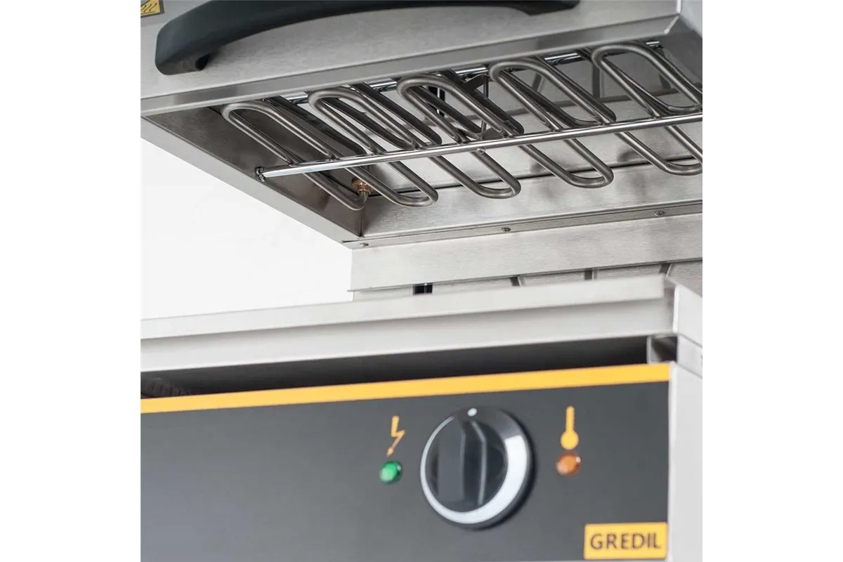 Salamander z ruchomą głowicą, Gredil, W 450 mm, P 2.8 kW, U 230 V Gredil 744020