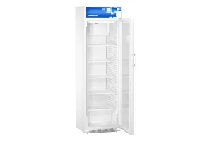 Witryna chłodnicza z chłodzeniem obiegowym 403 l 201x60x68,7 cm biała drzwi przeszklone Liebherr FKDv 4203