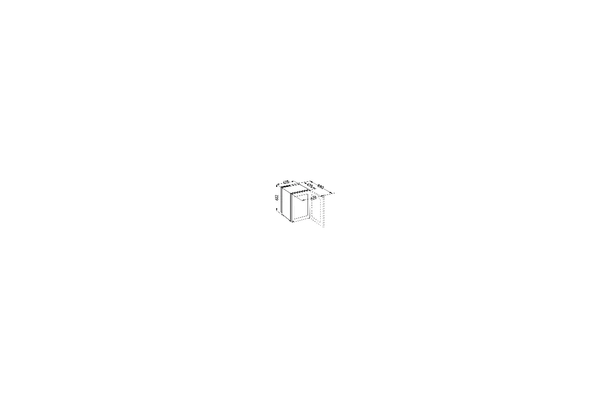 Szafa do przechowywania wina 56 l 61,2x42,5x47,8 cm Liebherr WKes653