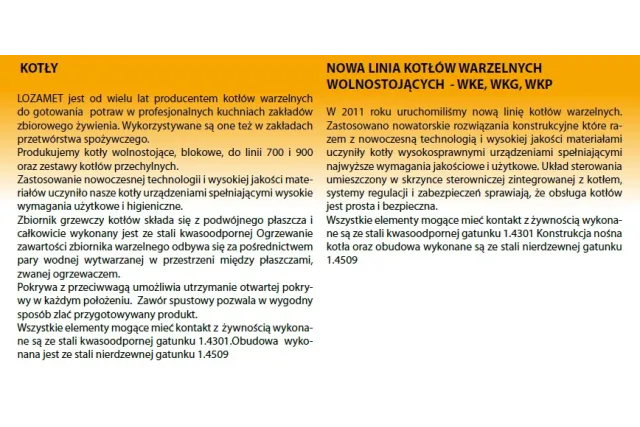 Kocioł warzelny elektryczny (pojemność 150 l) WKE-150.9