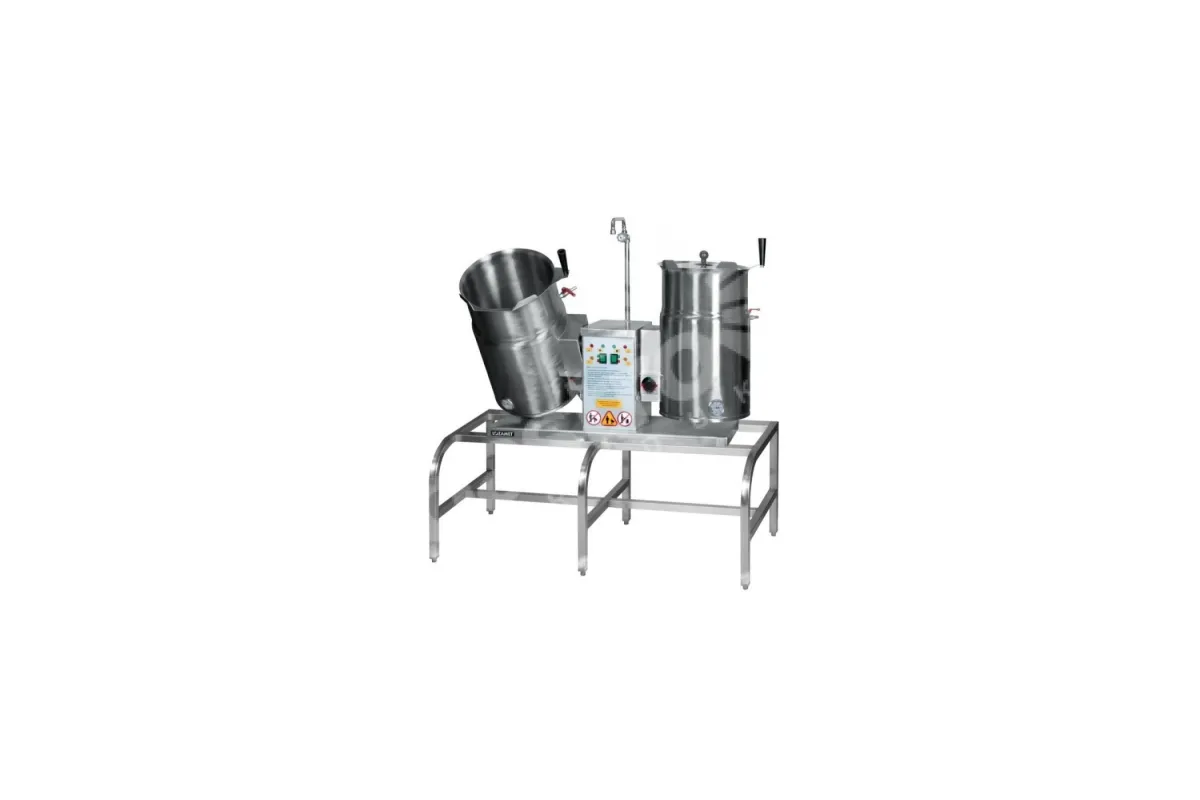 Kociołki warzelne, przechylne (podwójne), elektryczne (pojemność 2x30 l) KEP-30.1x2