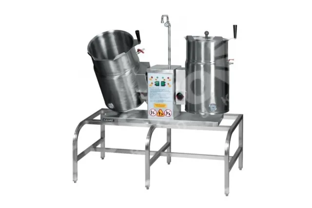 Kociołki warzelne, przechylne (podwójne), elektryczne (pojemność 2x30 l) KEP-30.1x2
