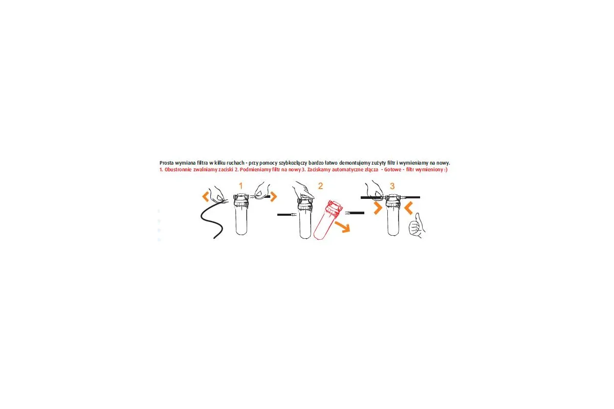 Filtr do wody Blue Line 160 TRIO