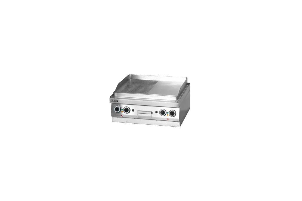 Grill płytowy elektryczny (płyta podwójna 1/2 ryflowana) LEG.625