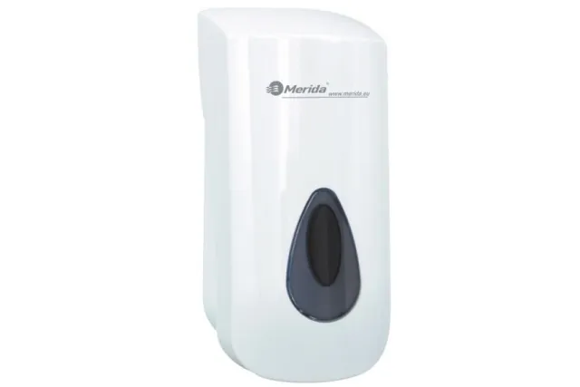 DOZOWNIK NA JEDNORAZOWE WKŁADY 880 ML MERIDA TOP WYKONANY Z TWORZYWA ABS, OKIENKO SZARE DTS301
